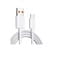 Фото - Кабель Dengos USB - USB Type-C (M/M) 1 м White (PLS-TC-6A-WHITE) | click.ua