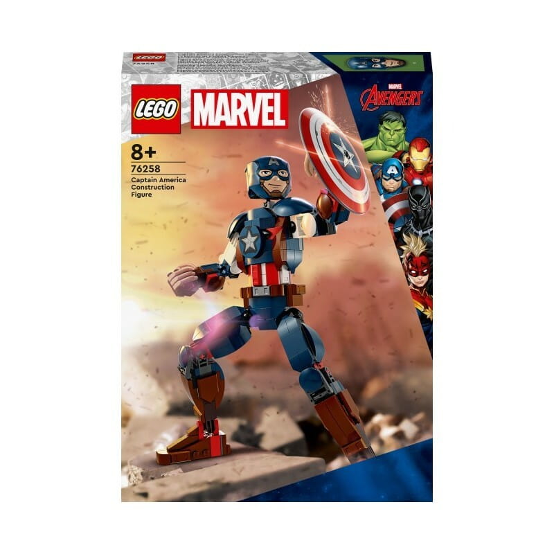 Конструктор LEGO Marvel Фігурка Капітана Америка для складання (76258)