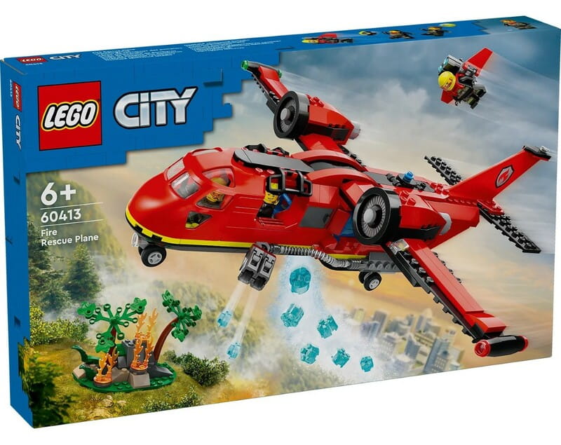 Конструктор LEGO City Пожежний рятувальний літак (60413)