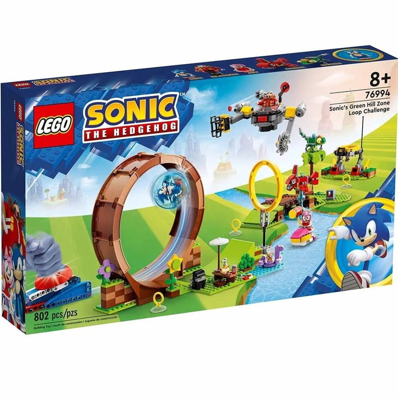 Конструктор LEGO Sonic the Hedgehog Соревнования петли Соника на зеленом холме (76994)