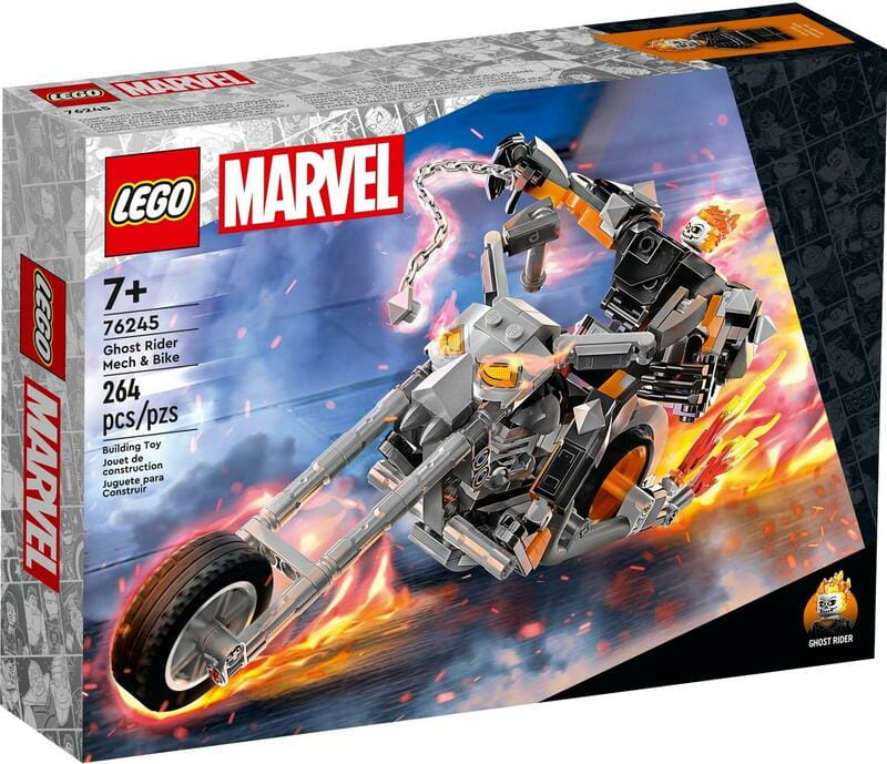 Конструктор LEGO Super Heroes Призрачный Всадник: робот и мотоцикл: робот и мотоцикл (76245)