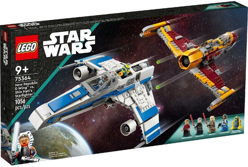 Конструктор LEGO Star Wars Истребитель Новой Республики «E-Wing» против Звездного истребителя Шин Хати (75364)