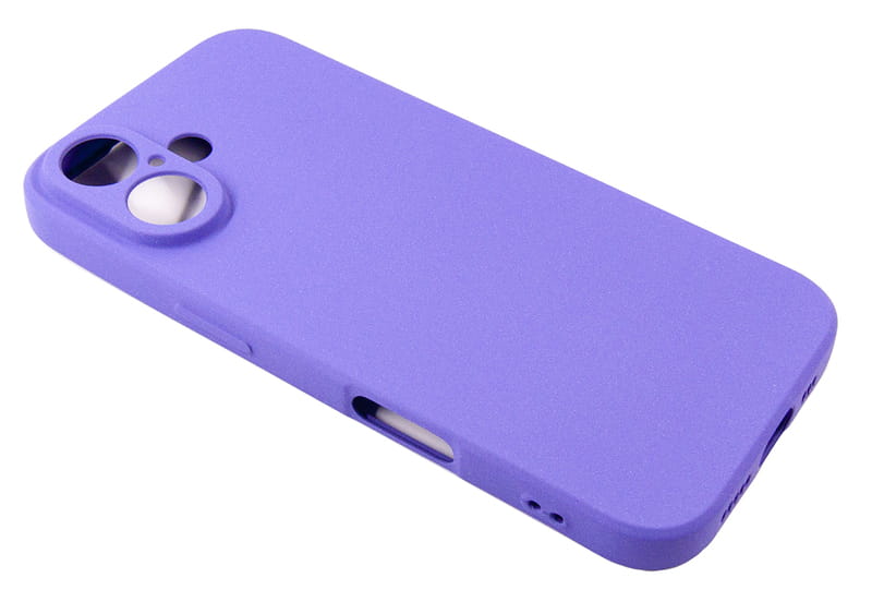 Чeхол-накладка Dengos Carbon для Apple iPhone 16 Plus Purple (DG-TPU-CRBN-211)