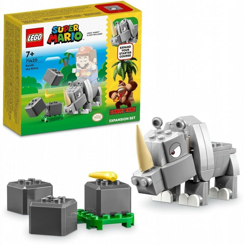 Конструктор LEGO Super Mario Носорог Рамби. Дополнительный набор (71420)