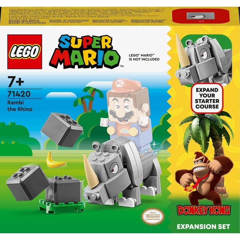 Конструктор LEGO Super Mario Носорог Рамби. Дополнительный набор (71420)