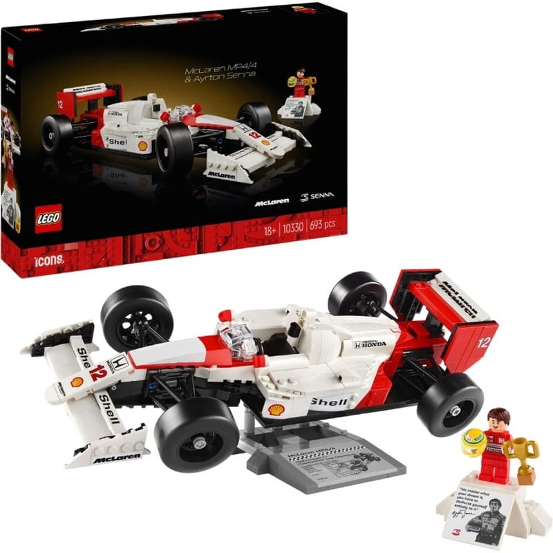 Конструктор LEGO Icons McLaren MP4/4 і Айртон Сенна (10330)