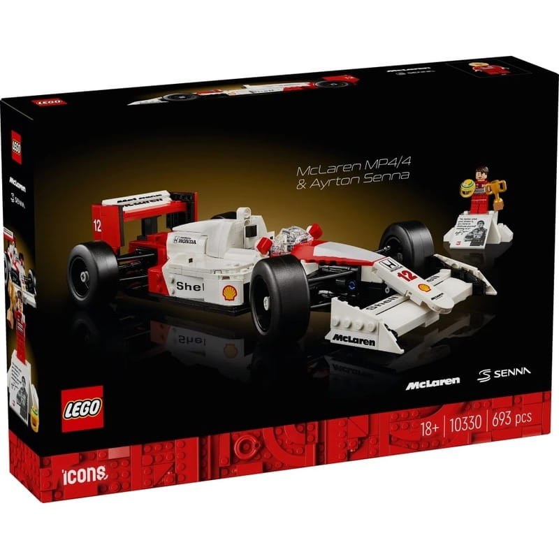 Конструктор LEGO Icons McLaren MP4/4 і Айртон Сенна (10330)