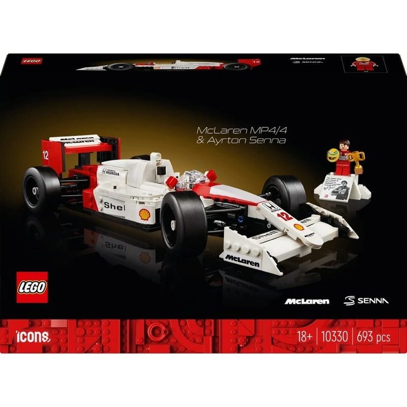 Конструктор LEGO Icons McLaren MP4/4 і Айртон Сенна (10330)