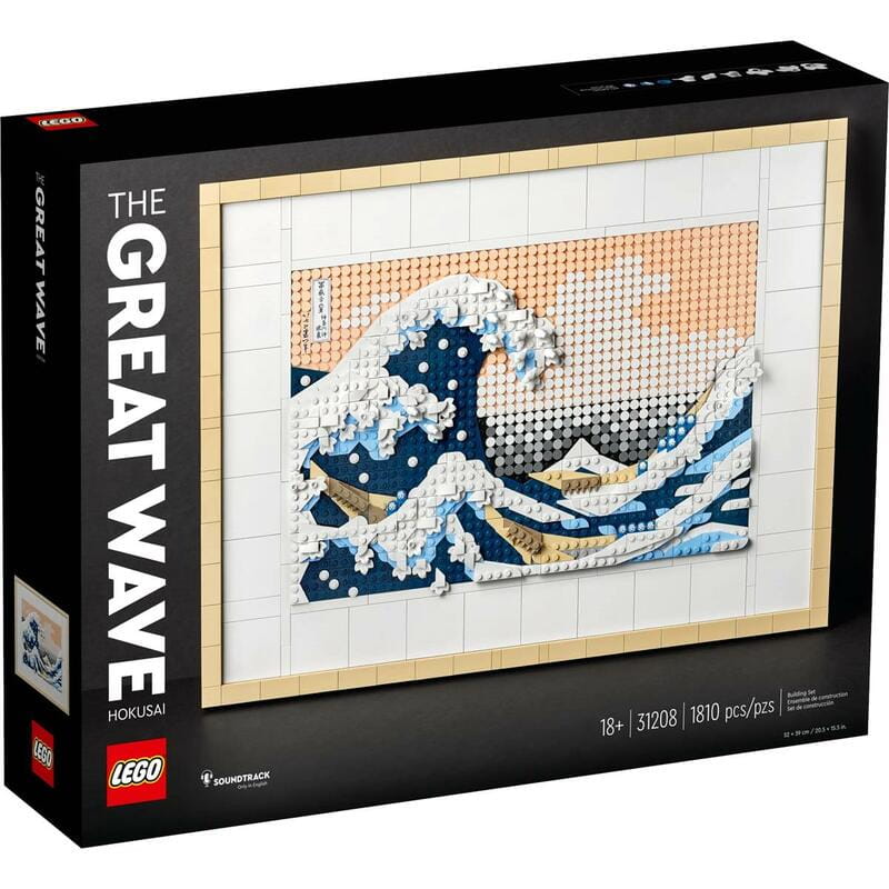 Конструктор LEGO Art Хокусай, Велика хвиля (31208)