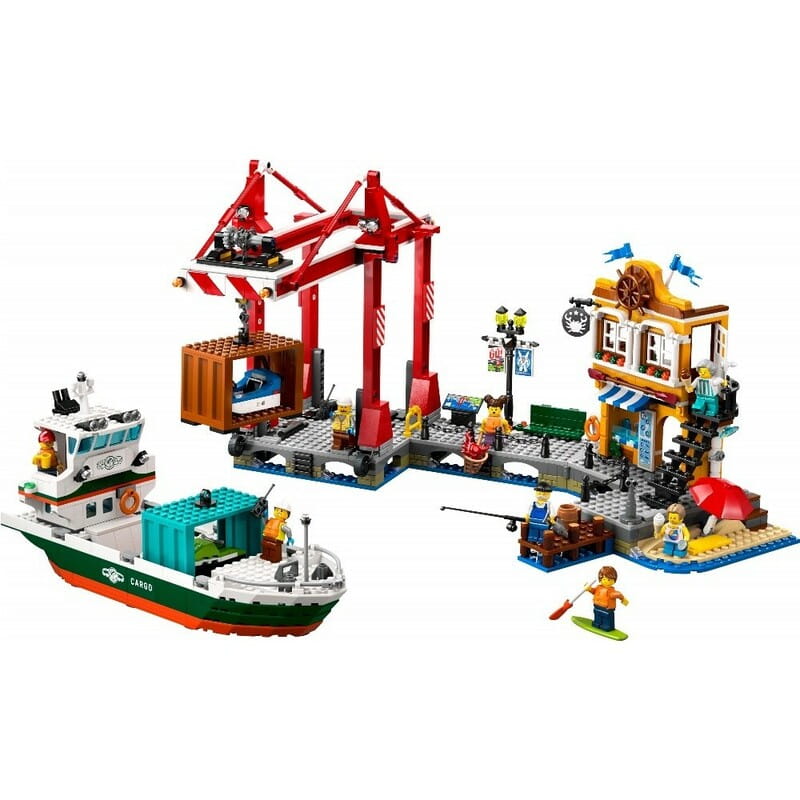 Конструктор LEGO City Морская гавань с грузовым судном (60422)