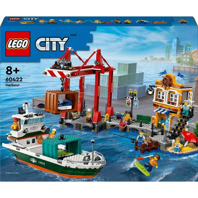 Конструктор LEGO City Морская гавань с грузовым судном (60422)