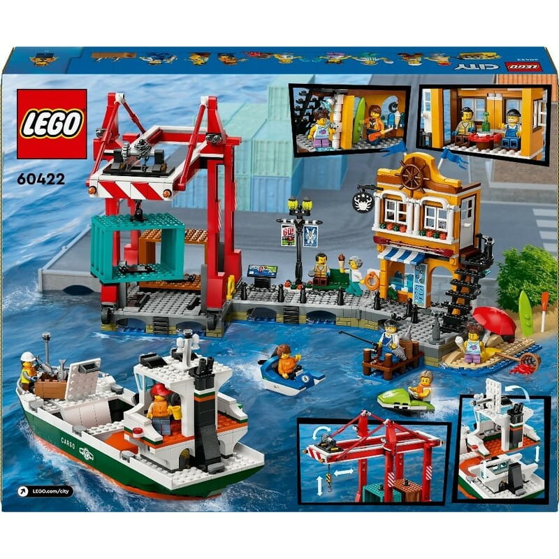 Конструктор LEGO City Морская гавань с грузовым судном (60422)