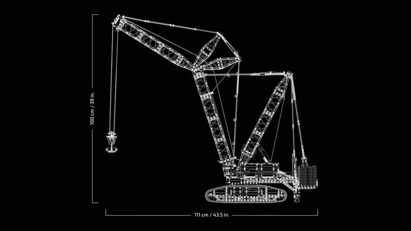 Конструктор LEGO Technic Гусеничний підйомний кран Liebherr LR 13000 (42146)