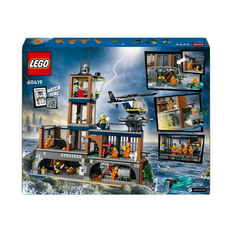 Конструктор LEGO City Полицейский остров-тюрьма (60419)