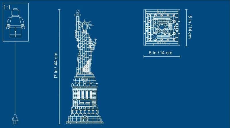 Конструктор LEGO Architecture Статуя Свободы (21042)