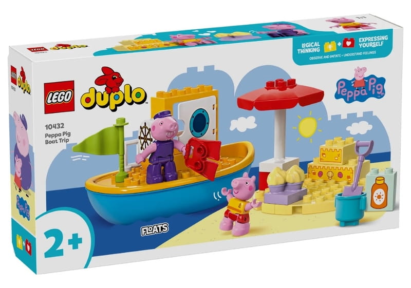 Конструктор LEGO Duplo Peppa Pig Морская прогулка Пеппы на лодке (10432)