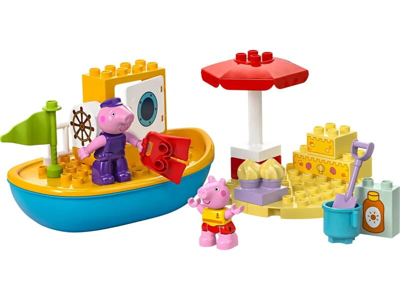 Конструктор LEGO Duplo Peppa Pig Морська прогулянка Пеппи на човні (10432)