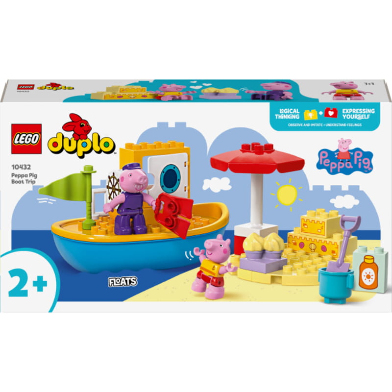 Конструктор LEGO Duplo Peppa Pig Морська прогулянка Пеппи на човні (10432)