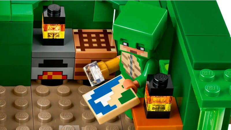 Конструктор LEGO Minecraft Пляжний будинок у формі черепахи (21254)