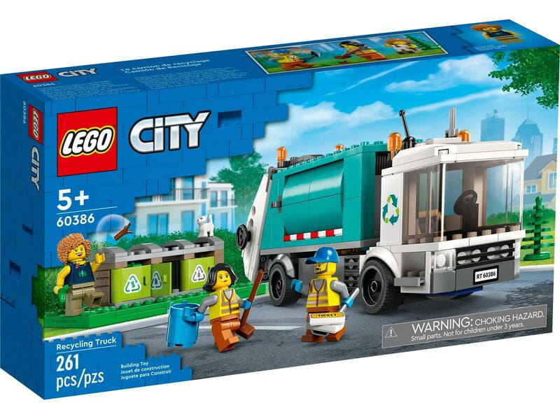 Конструктор LEGO City Сміттєпереробна вантажівка (60386)