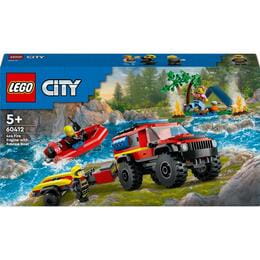 Купити Конструктор LEGO City Пожежний позашляховик з рятувальним човном (60412) Конструктор LEGO City Пожежний позашляховик з рятувальним човном (60412)