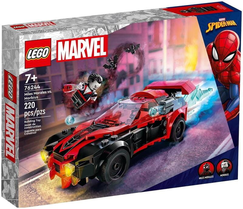 Конструктор LEGO Super Heroes Майлз Моралес против Морбиуса (76244)