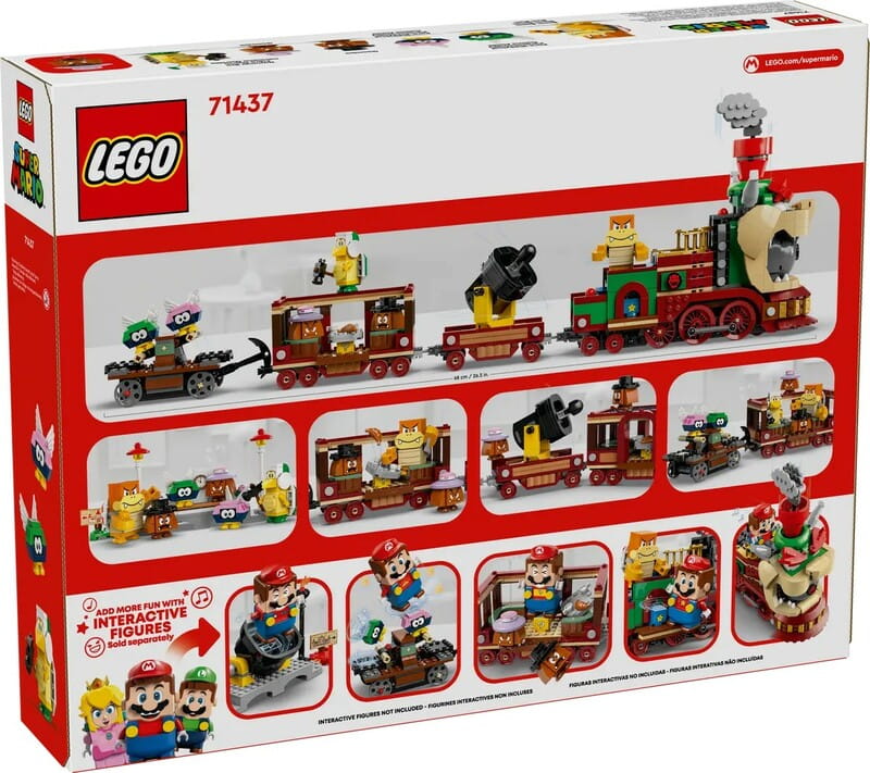 Конструктор LEGO Super Mario Швидкий потяг Боузера (71437)