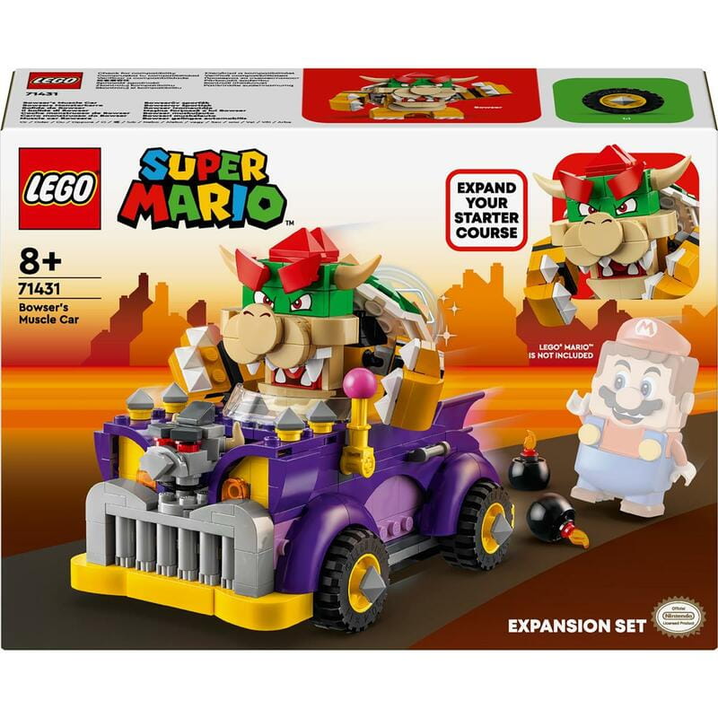 Конструктор LEGO Super Mario Маслкар Bowser. Дополнительный набор (71431)