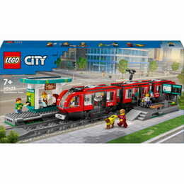 Конструктор LEGO Трамвай та вокзал у центрі міста (60423)