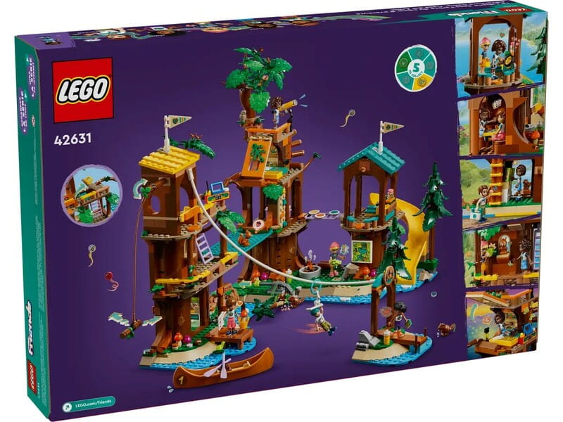 Конструктор LEGO Friends Домик на дереве в приключенческом лагере (42631)