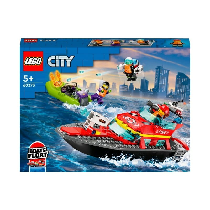 Конструктор LEGO City Лодка пожарной бригады (60373)