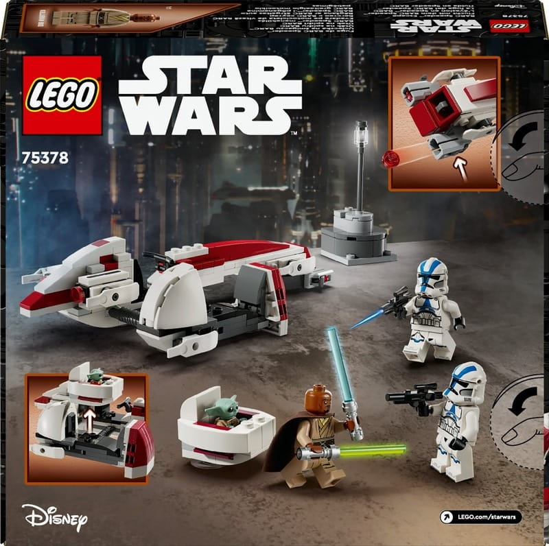 Конструктор LEGO Star Wars Побег на BARC спидере V29 (75378)