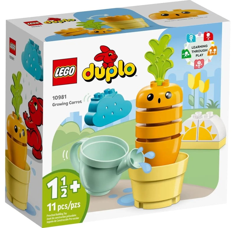 Конструктор LEGO Duplo My First Морковь на грядке (10981)