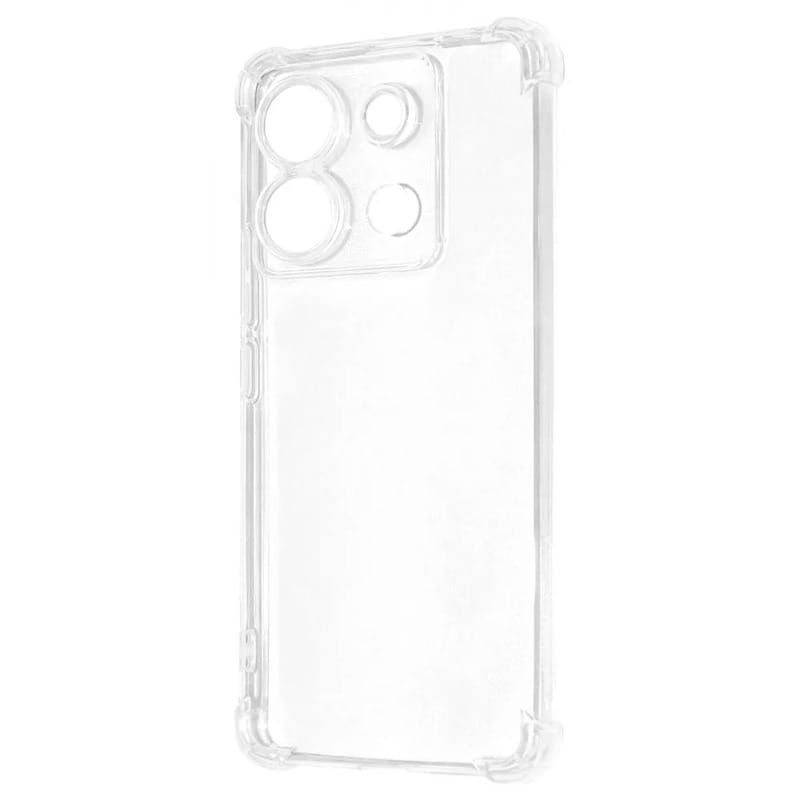 Чохол-накладка WXD Silicone HQ для Xiaomi Redmi Note 13 Pro 5G/Poco X6 5G Transparent