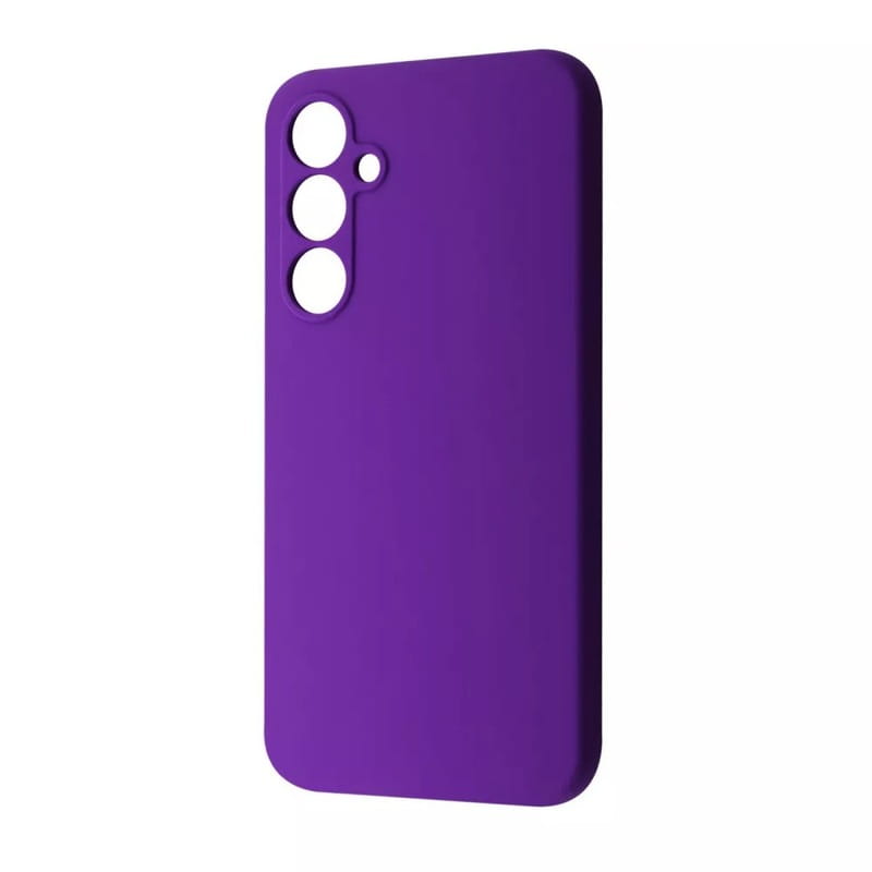 Чeхол-накладка Wave Full Silicone Cover для Samsung Galaxy A35 SM-A356 Dark Purple