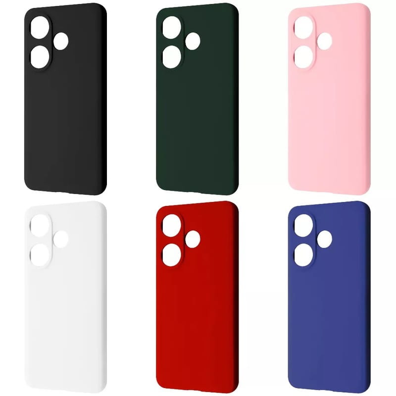 Чeхол-накладка Wave Full Silicone Cover для Xiaomi Poco F6/Redmi Turbo 3 White