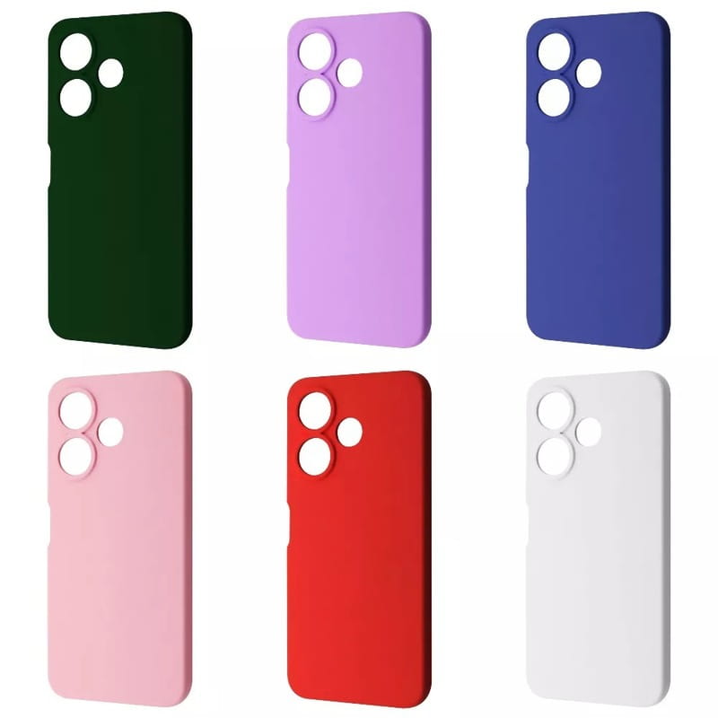 Чeхол-накладка Wave Full Silicone Cover для Xiaomi Redmi 13 4G/Poco M6 4G/Note 13R White