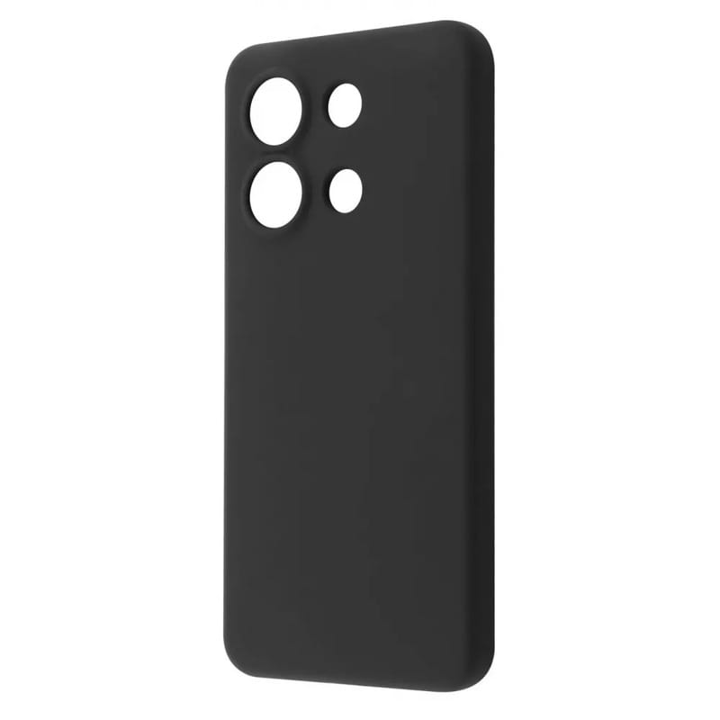 Чeхол-накладка Wave Full Silicone Cover для Xiaomi Redmi Note 13 4G Black