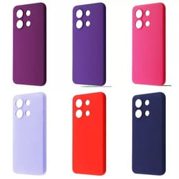 Чeхол-накладка Wave Full Silicone Cover для Xiaomi Redmi Note 13 4G Black