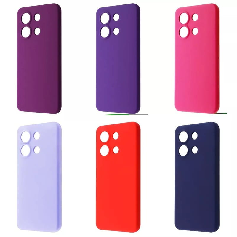 Чeхол-накладка Wave Full Silicone Cover для Xiaomi Redmi Note 13 4G Midnight Blue