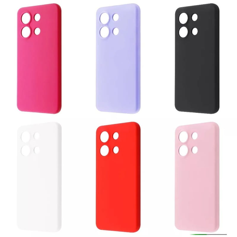 Чохол-накладка Wave Full Silicone Cover для Xiaomi Redmi Note 13 Pro 4G/Poco M6 Pro 4G Black