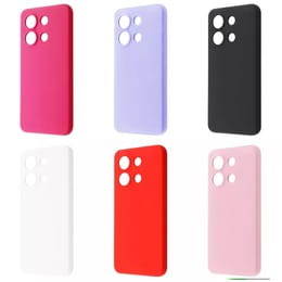 Чeхол-накладка Wave Full Silicone Cover для Xiaomi Redmi Note 13 Pro 4G/Poco M6 Pro 4G Black