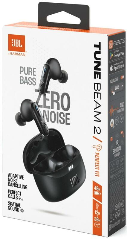 Bluetooth-гарнітура JBL Tune Beam 2 Black (JBLTBEAM2BLK)