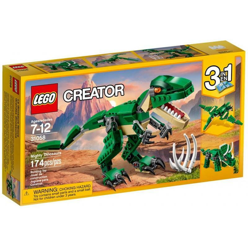 Конструктор LEGO Creator Могучие динозавры (31058)