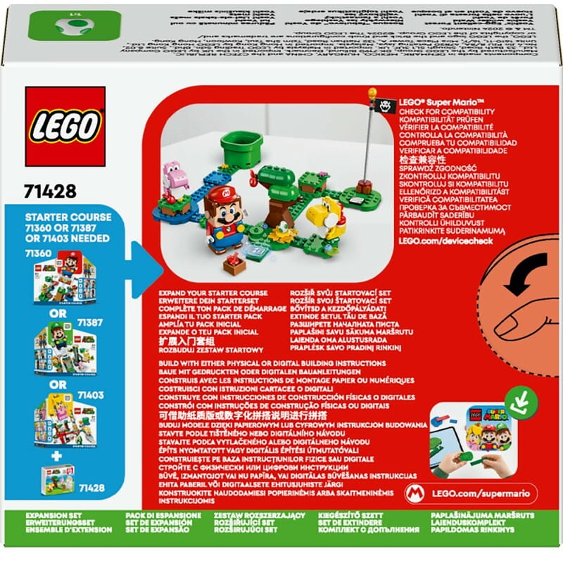 Конструктор LEGO Super Mario Прекрасный лес Yoshi. Дополнительный набор (71428)