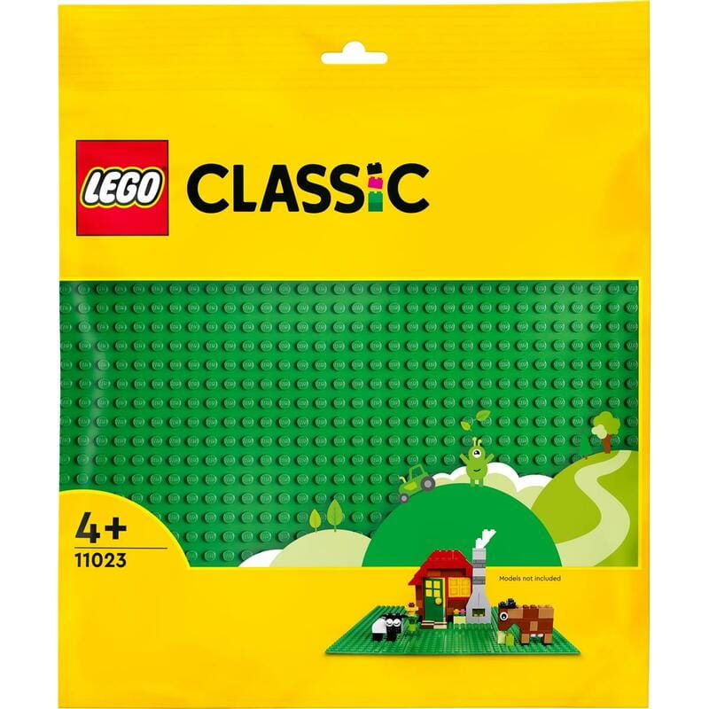 Конструктор LEGO Classic Базовая пластина зеленого цвета (11023)