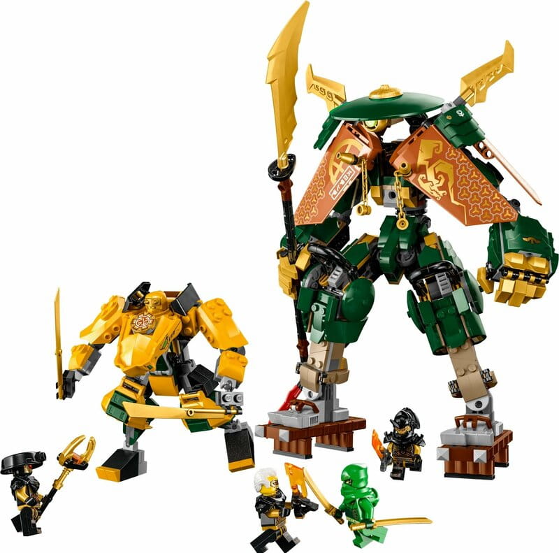 Конструктор LEGO Ninjago Командні роботи ніндзя Ллойда й Арін (71794)