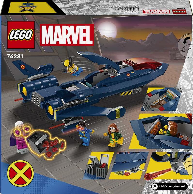 Конструктор LEGO Marvel X-Jet Людей Икс (76281)