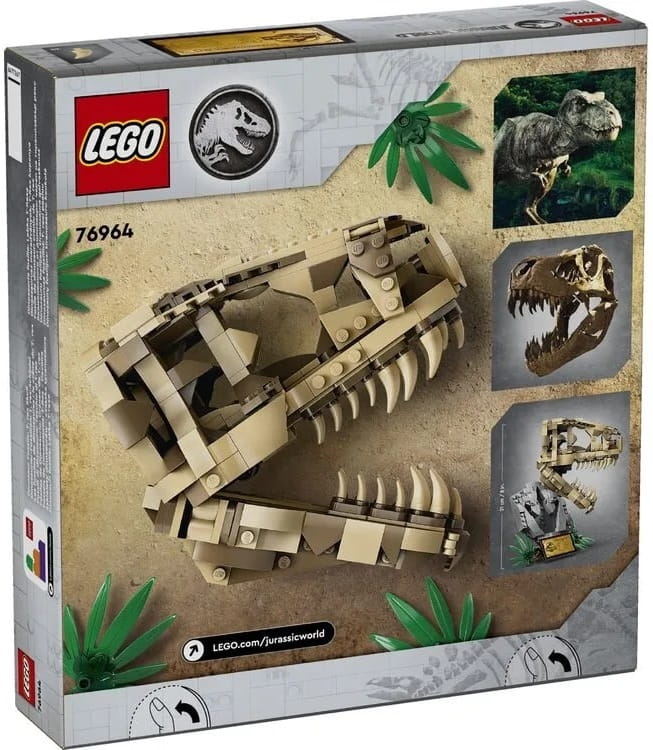 Конструктор LEGO Jurassic World Окаменелости динозавров: череп тиранозавра (76964)