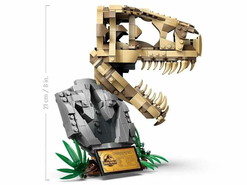 Конструктор LEGO Jurassic World Окаменелости динозавров: череп тиранозавра (76964)